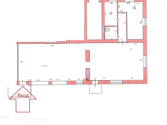 Сдается помещение на Красной линии, Супер трафик! Широкий фасад! 124м2 Чорноморськ