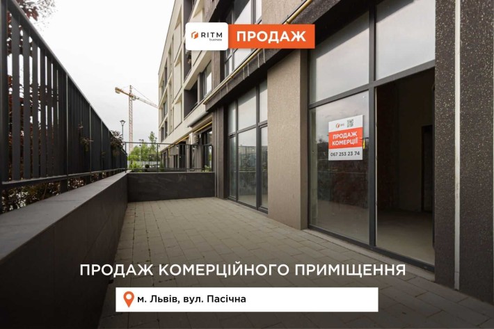 БЕЗ КОМІСІЇ Комерційне приміщення під інвестицію — фасад, новобудова - фото 1
