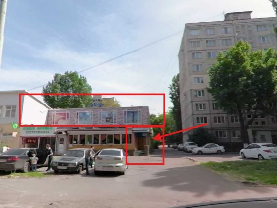 Фасад, нежитлові приміщення 45,3 м2, Київ, вул. Коласа Якуба, 8 Киев