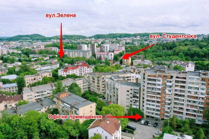 Продаж офісного фасадного приміщення, вулиця Родини Крушельницьких - фото 1