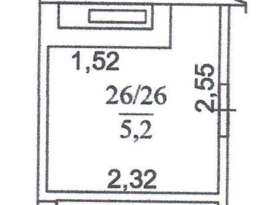 Нежитлове приміщення 5.2 кв.м. вул. Воскресенська, 18 ЖК Паркові озера Київ