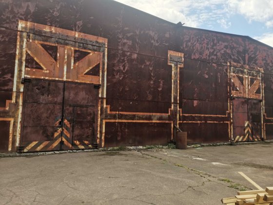 Металевий  ангар (частково або повністю) Смела