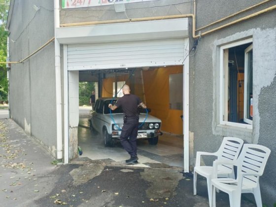 Діюча автомийка, фасад Одеса