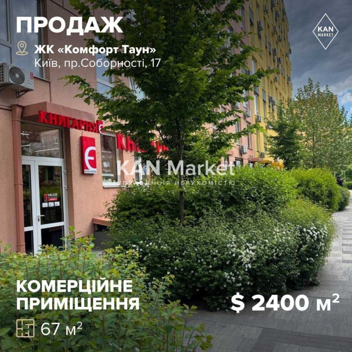 Приміщення Комфорт Таун з орендарем Центральна Алея - фото 1