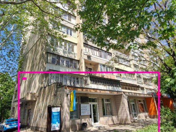 ФАСАДное ТОРГОВО ОФИСНОЕ помещение (Магазин)на Черемушах/Космонавтов Одесса
