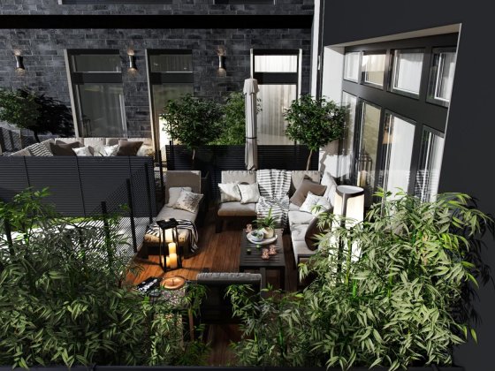 Продам аппартаменты консольного типа с патио зоной