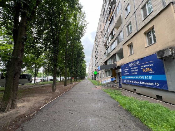 Борщагівка, бульвар Кольцова 15, фасад, приміщення 44м2, окремий вхід Софіївська Борщагівка