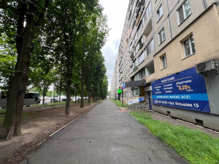 Борщагівка, бульвар Кольцова 15, фасад, приміщення 44м2, окремий вхід - фото 1