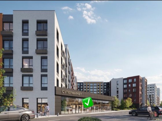 ЖК АКВАРЕЛЬ 10. Коммерч. помещ.под любой Фуд корт от 327 м2 и более ! Лиманка