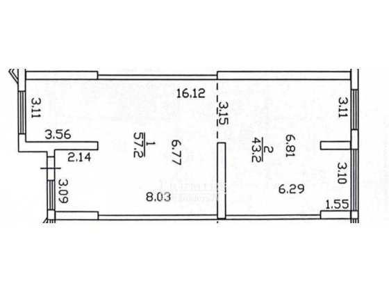 Помещение под коммерцию 100 м2 в ЖК Таировские Сады Лиманка