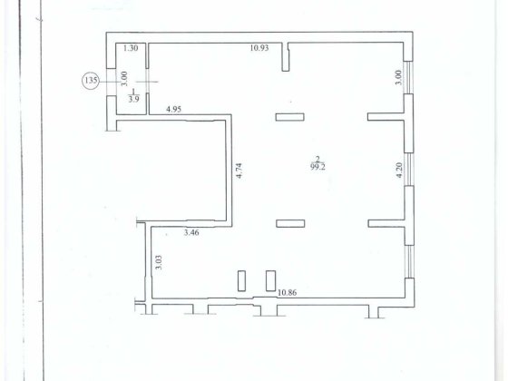 Комерційне приміщення з хорошим ремонтом в ЖК Палладіум,центр Броварів Бровари