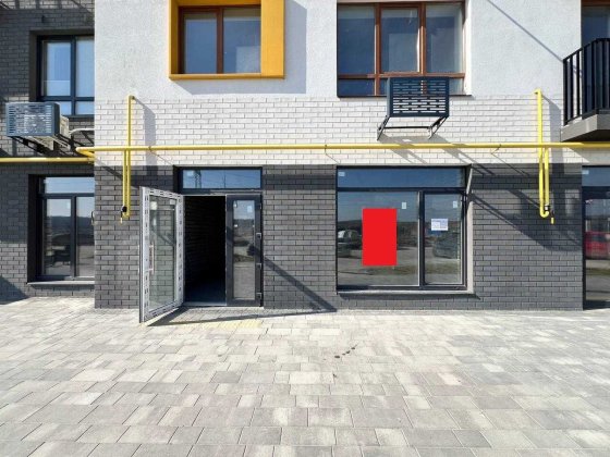 Оренда приміщення 38,1 м2 на ФАСАДІ у ЗАСЕЛЕНОМУ комплексі Ирпень