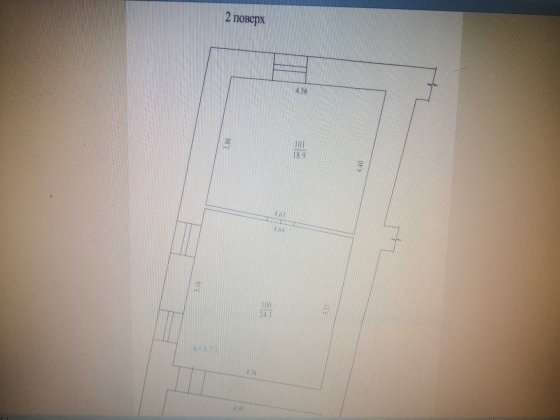 Оренда офісного приміщення 43 мкв в центрі Полтава