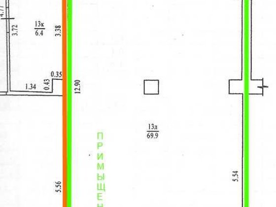 Оренда нежитлового приміщення Полтава, 23 вересня, 11 (73,4м2) ВЛАСНИК Полтава