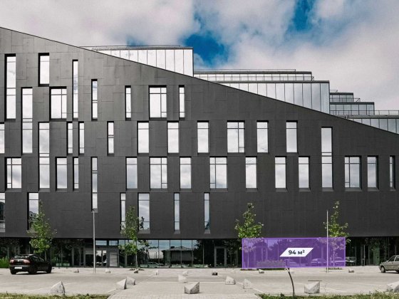 Оренда фасадного приміщення площею 94 м2 у бізнес-центрі Space4 Рівне