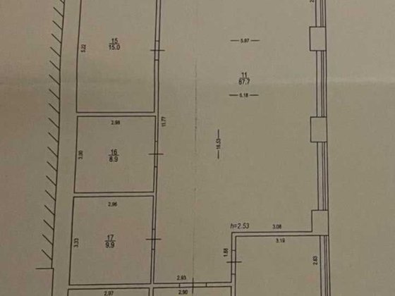 Оренда комерційного приміщення під офіс  220м2 Полтава