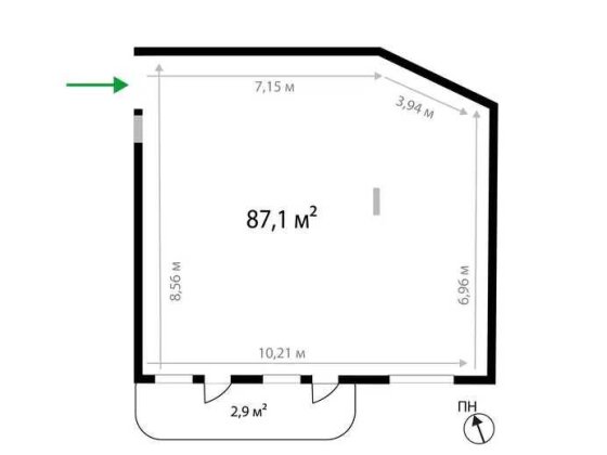 Оренда приміщення DCK438 у центрі міста у ЖК Dream City. Ужгород