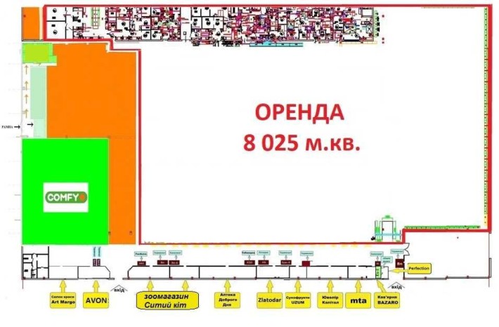 Чернівці, оренда Приміщення 8025 м.кв., вул. Хотинська, 43 - фото 1