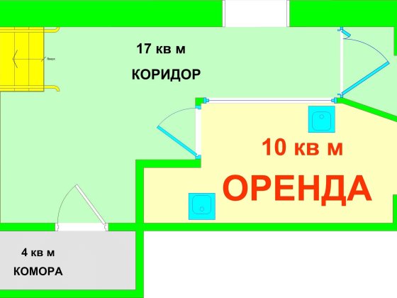 Фасад 10 м2 під кавярню з кухнею Метро Мінська Тимошенко Л. Лук'яненка Киев