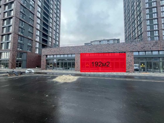 Здам торгове приміщення 328 м2 на червоній лінії Набережна ЖК Маршал Дніпро