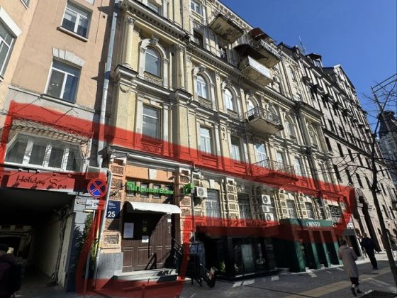 Оренда під банк салон шоурум офіс Пушкінскька 25 Чикаленка 300м2 Київ