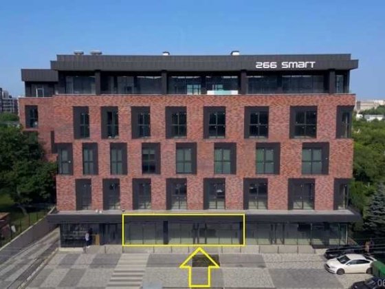 ФАСАДНЕ Приміщ. 227,7м, 1 пов. БЦ SMART 266, Вартість $10  без ПДВ !!! Львов