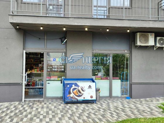 39 м.кв. ЖК Варшавський, Фасад, Вітрини, О.Олеся, 4-Б, пр. Правди