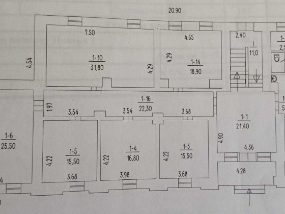 Оренда офісних приміщень 15-31 кв.м.  Казарського Миколаїв