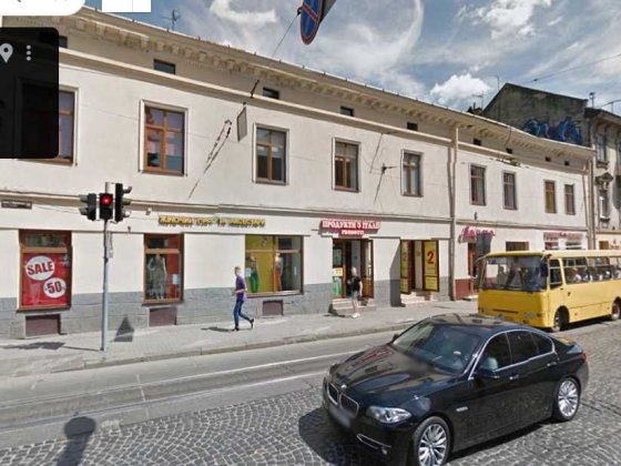 Оренда фасадного приміщення по вул. Франка - Левицького Львов