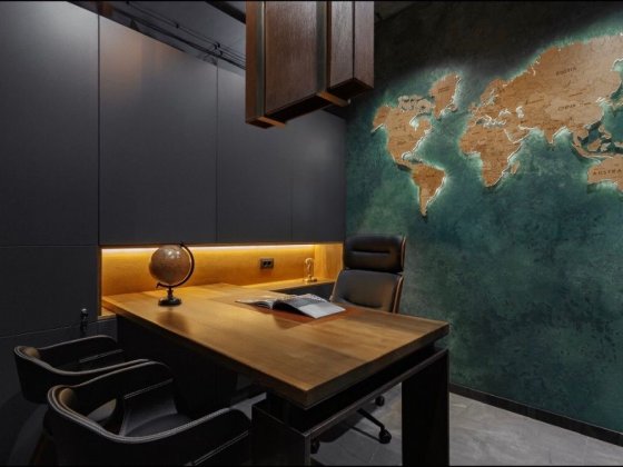 Стильный офис Лофт с мебелью опен спейс Аркадия ГЕНЕРАТОР Одеса