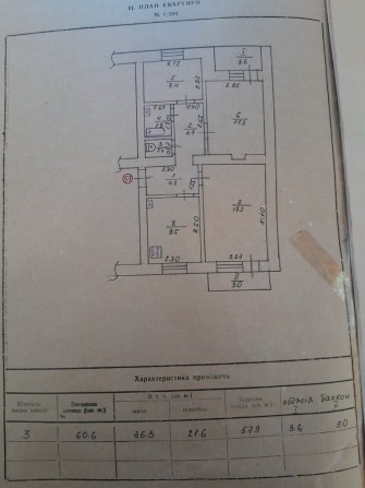 Продаж 3-х кімнатної квартири в м.Охтирка - фото 1