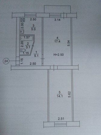 Продам Квартиру 2 комнаты - фото 1