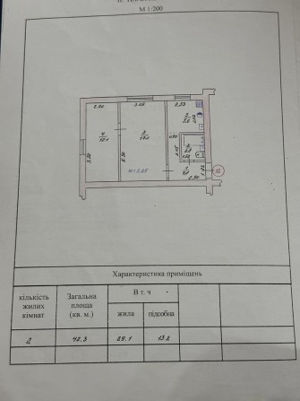 Продам 2-х комнатную квартиру район жд рынка - фото 1