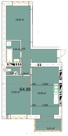2 кімнатна квартира в ЖК Family House - фото 1