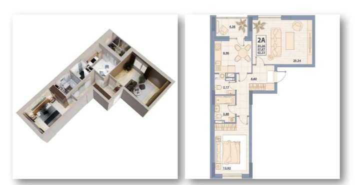 Продаж 2к квартири в ЖК Centr City в Гостомелі - фото 1