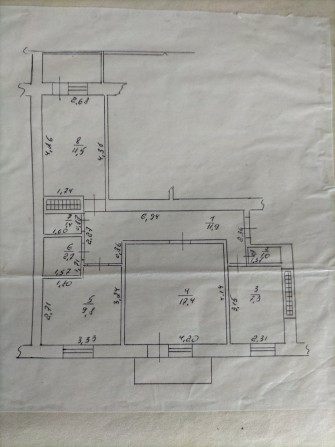 Продається 3-х кімнатна квартира в Лубнах - фото 1