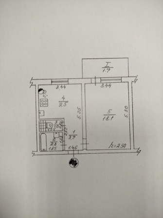 Продам однокімнатну квартиру - фото 1