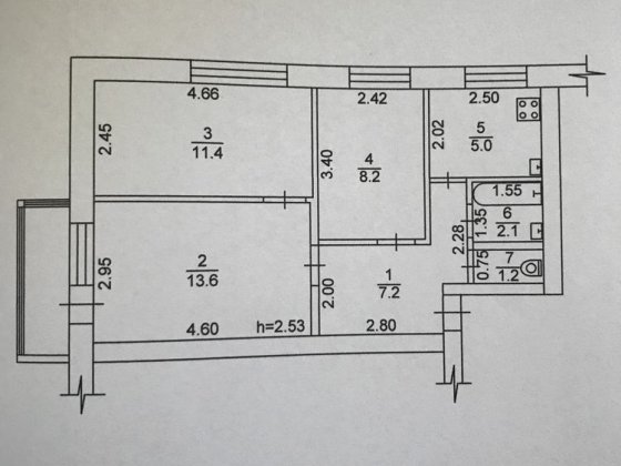 Терміново! 3-х кімнатна квартира 51.10кв.м в м.Старокостянтинові Старокостянтинів