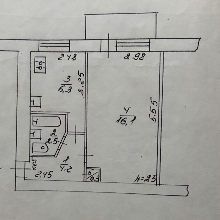 Продаж 1-но кім.кв.(Тищика) - фото 1