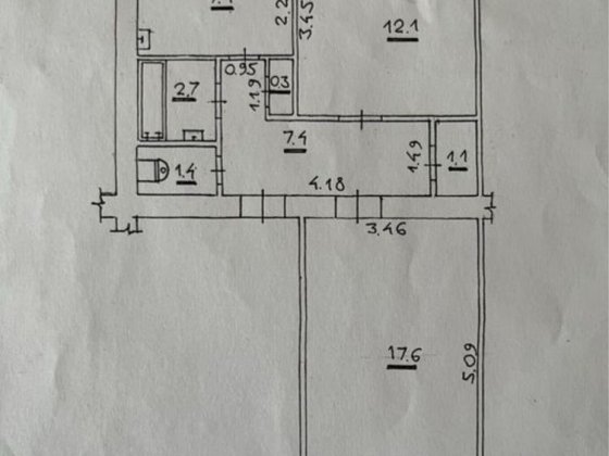 Двокімнатна квартира на проспекті Молоді/власник Липини