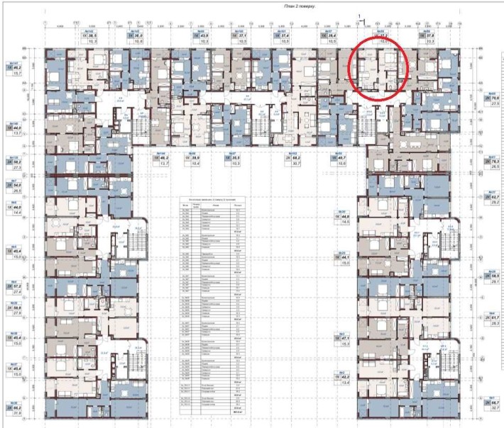 Продаж 1кім. квартира, 2 поверх / 37.2 м / від забудовника, ЖК Terra M - фото 1
