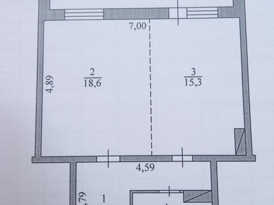 1к.55м²,метро "Теремки" 3мин,своя,можно под "єОселю". Чабаны