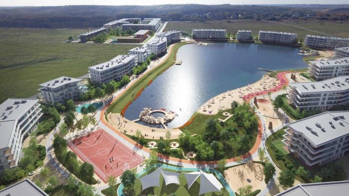 Квартира без ремонта с террасой Park Lake City, Подгорцы, Обуховское - фото 1
