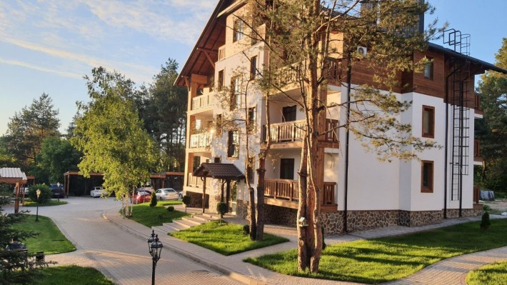 Квартира 50.9 кв.м. Альпійське містечко (тип Тіроль), с. Зазим'є, - фото 1