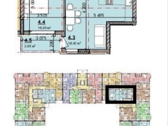 Продаж 1 кімнатної квартири в ЖК 7ʼЯ Счастливое