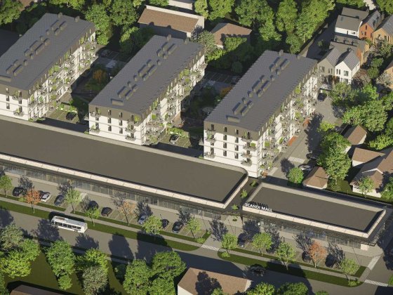 3к у ЖК Скандинавський квартал  площею 68,59м2 Самбор