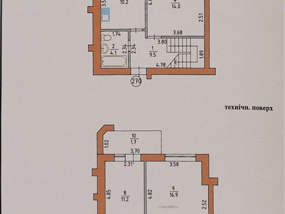 Продам 3-ох кімнатну 2-ох поверхову квартиру вараш43