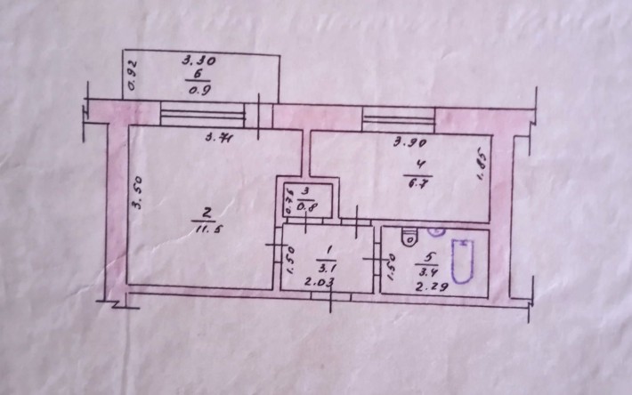 Продам квартиру м.Борзна - фото 1