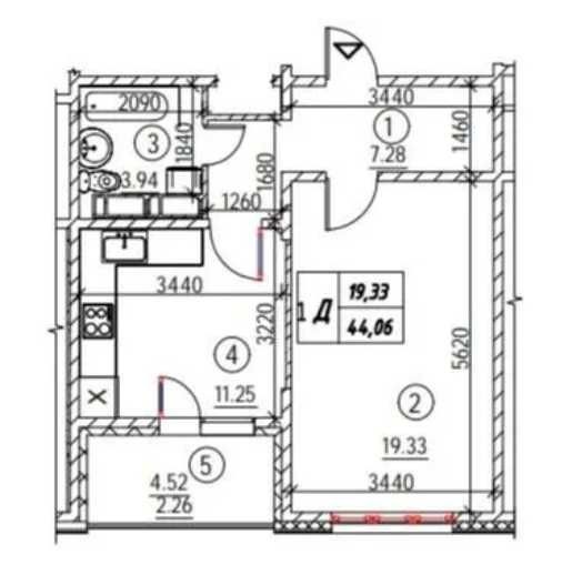 Продаж квартир ЖК Навігатор, від 51500 - фото 1
