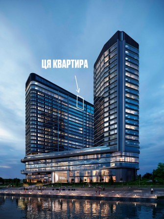 ТЕРМІНОВО 3к квартира 104.96м2 "Rusaniv Residence" (Great Галактика) - фото 1